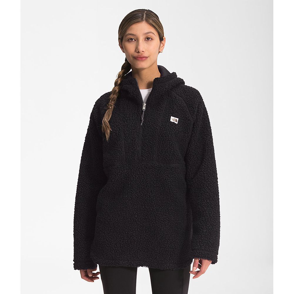 The North Face Fleece Jacket Womens Australia - The North Face Ridge Tunic Black (WAU-687015)